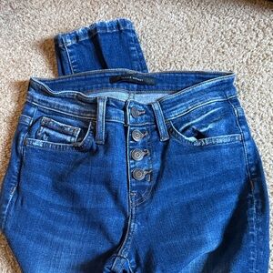 Flying Monkey Mid Rise Dark Blue Jeans 🐒